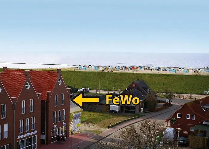 Ferienwohnung Meeresblick Norddeich Mit Balkon